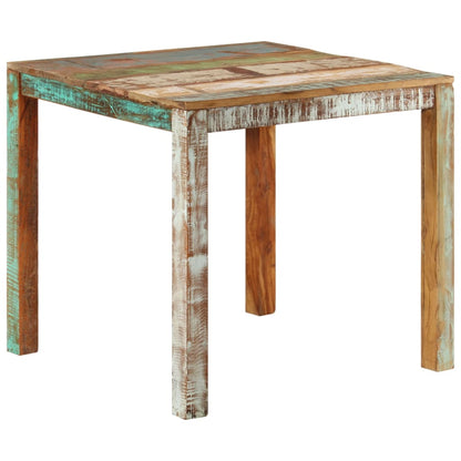 Dining Table 82x80x76 cm Solid Reclaimed Wood