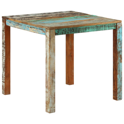 Dining Table 82x80x76 cm Solid Reclaimed Wood