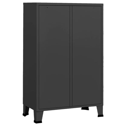 Industrial Wardrobe Anthracite 67x35x107 cm Steel