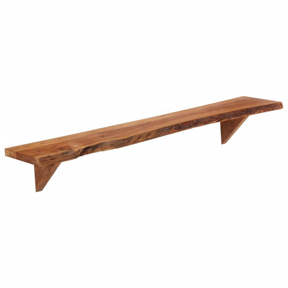 Wall Shelves 2 pcs 110x20x18 cm Solid Wood Acacia