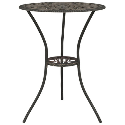 3 Piece Bistro Set Cast Aluminium Bronze