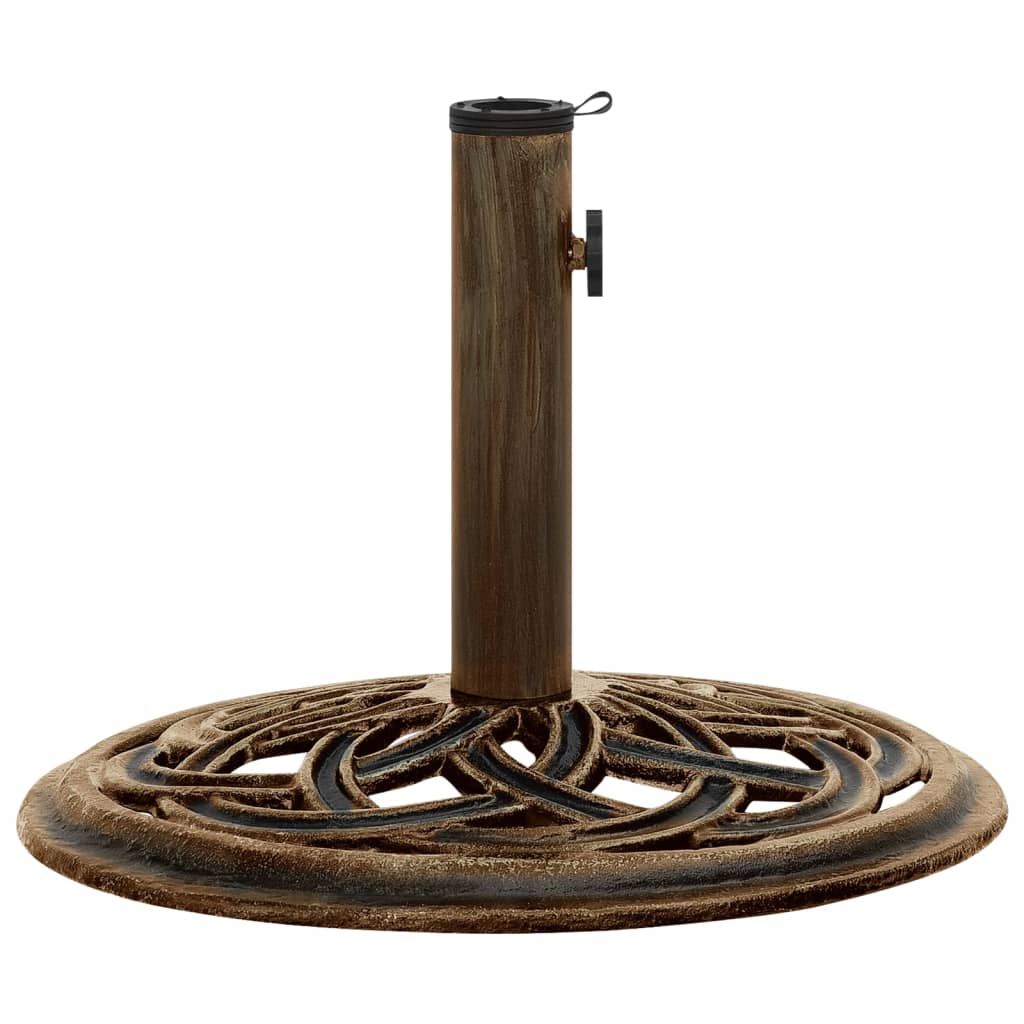 Umbrella Base Bronze 44x44x31 cm Cast Iron