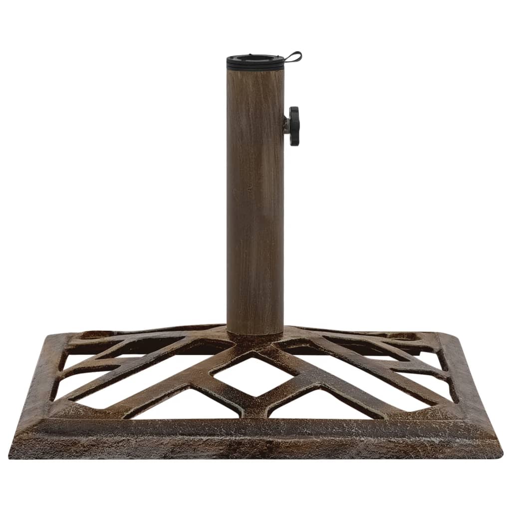 Umbrella Base Bronze 44x44x31 cm Cast Iron