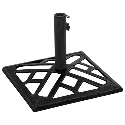 Umbrella Base Black 44x44x31 cm Cast Iron