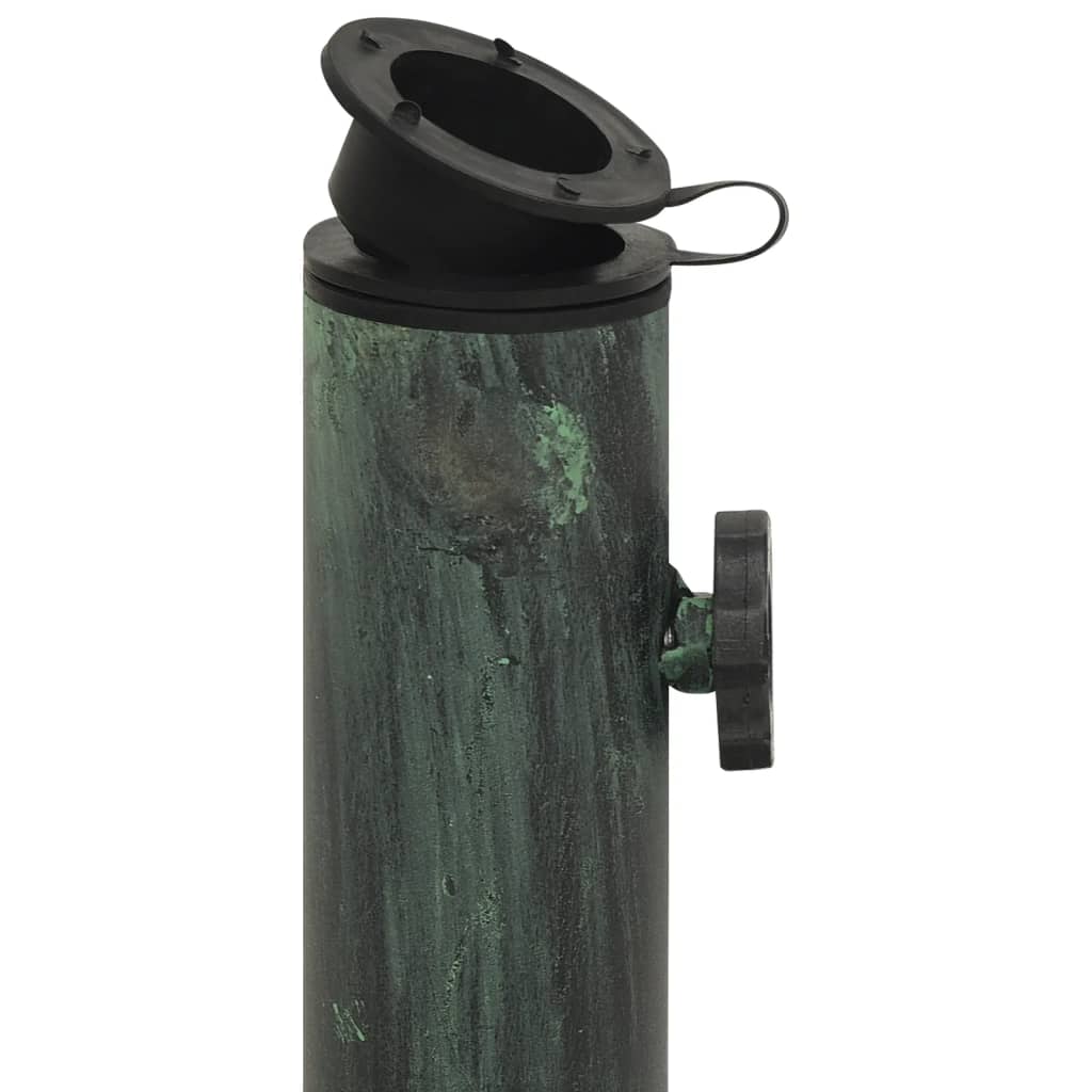 Umbrella Base Green 40x40x32 cm Cast Iron