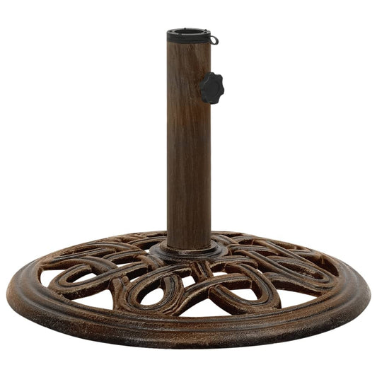 Umbrella Base Bronze 40x40x32 cm Cast Iron