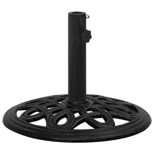 Umbrella Base Black 44x44x32 cm Cast Iron