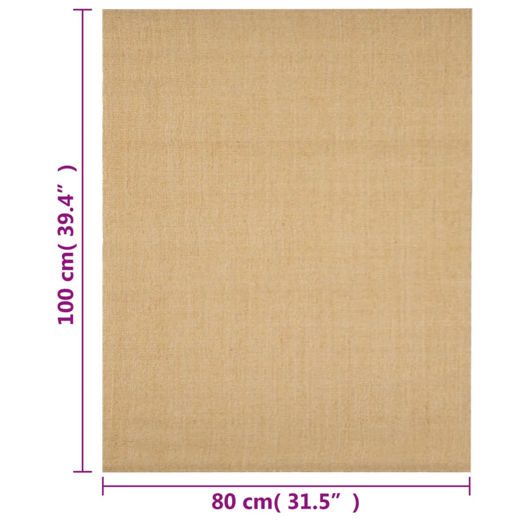 Rug Natural Sisal 80x100 cm