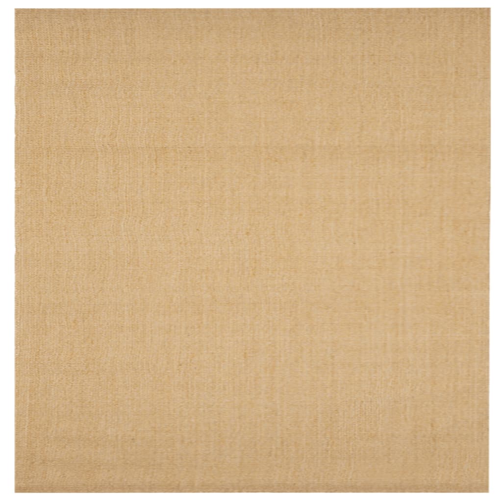 Rug Natural Sisal 100x100 cm