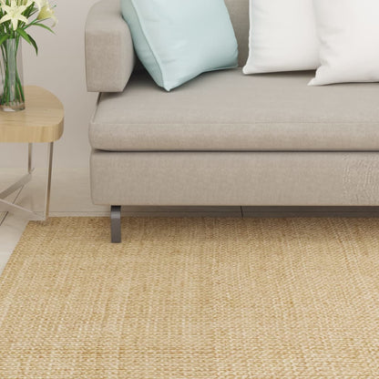 Rug Natural Sisal 100x100 cm