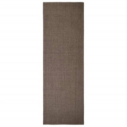 Rug Natural Sisal 66x200 cm Brown