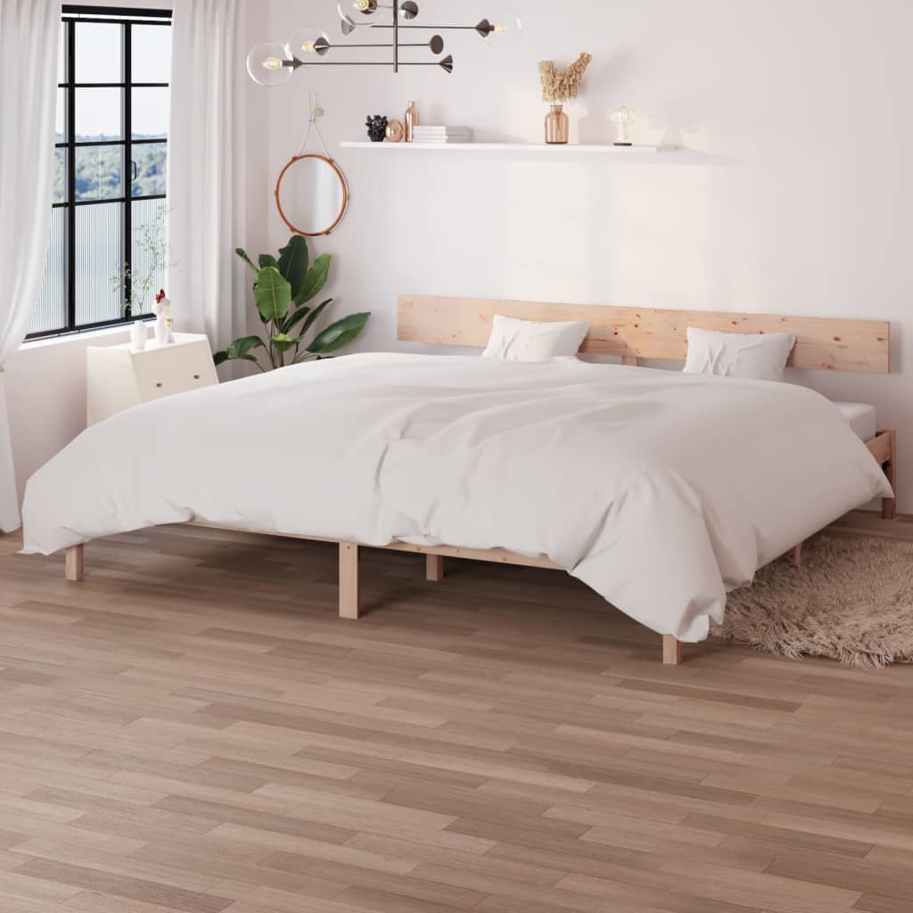 Bed Frame Solid Wood Pine 200x200 cm