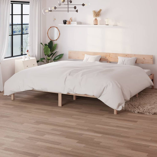 Bed Frame without Mattress Solid Wood 200x200 cm