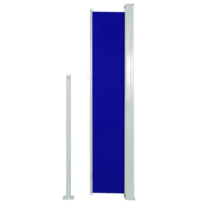 Patio Retractable Side Awning 160x300 cm Blue