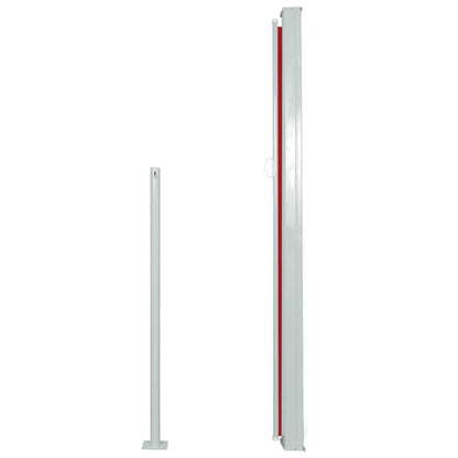 Patio Retractable Side Awning 160x300 cm Red