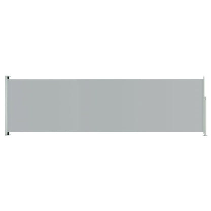 Patio Retractable Side Awning 180x600 cm Grey