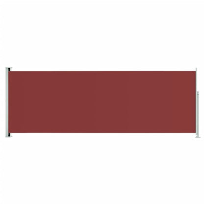 Patio Retractable Side Awning 220x600 cm Red