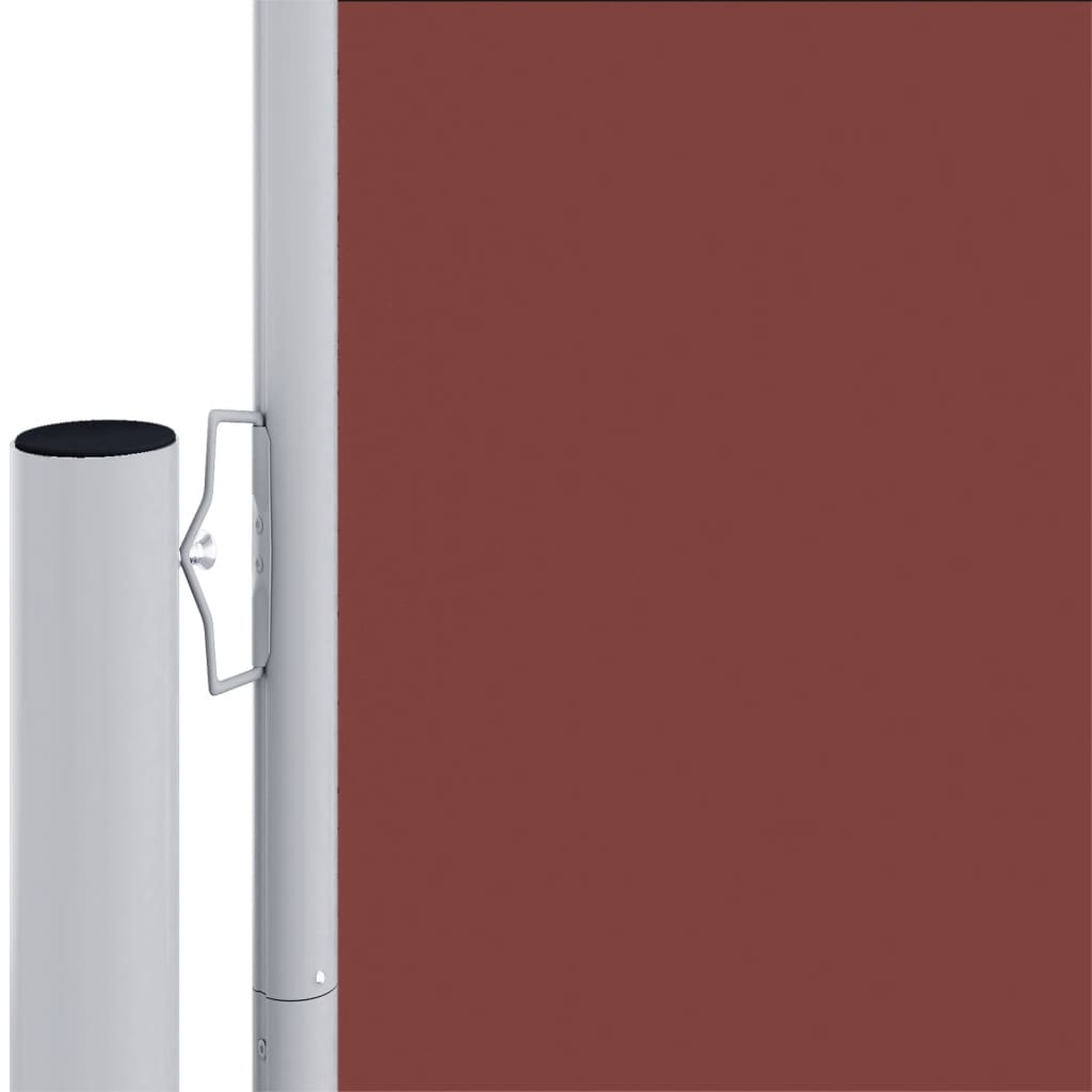 Retractable Side Awning Brown 160x600 cm