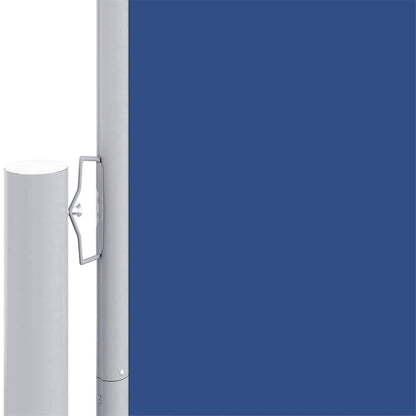 Retractable Side Awning Blue 180x600 cm