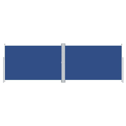 Retractable Side Awning Blue 200x600 cm