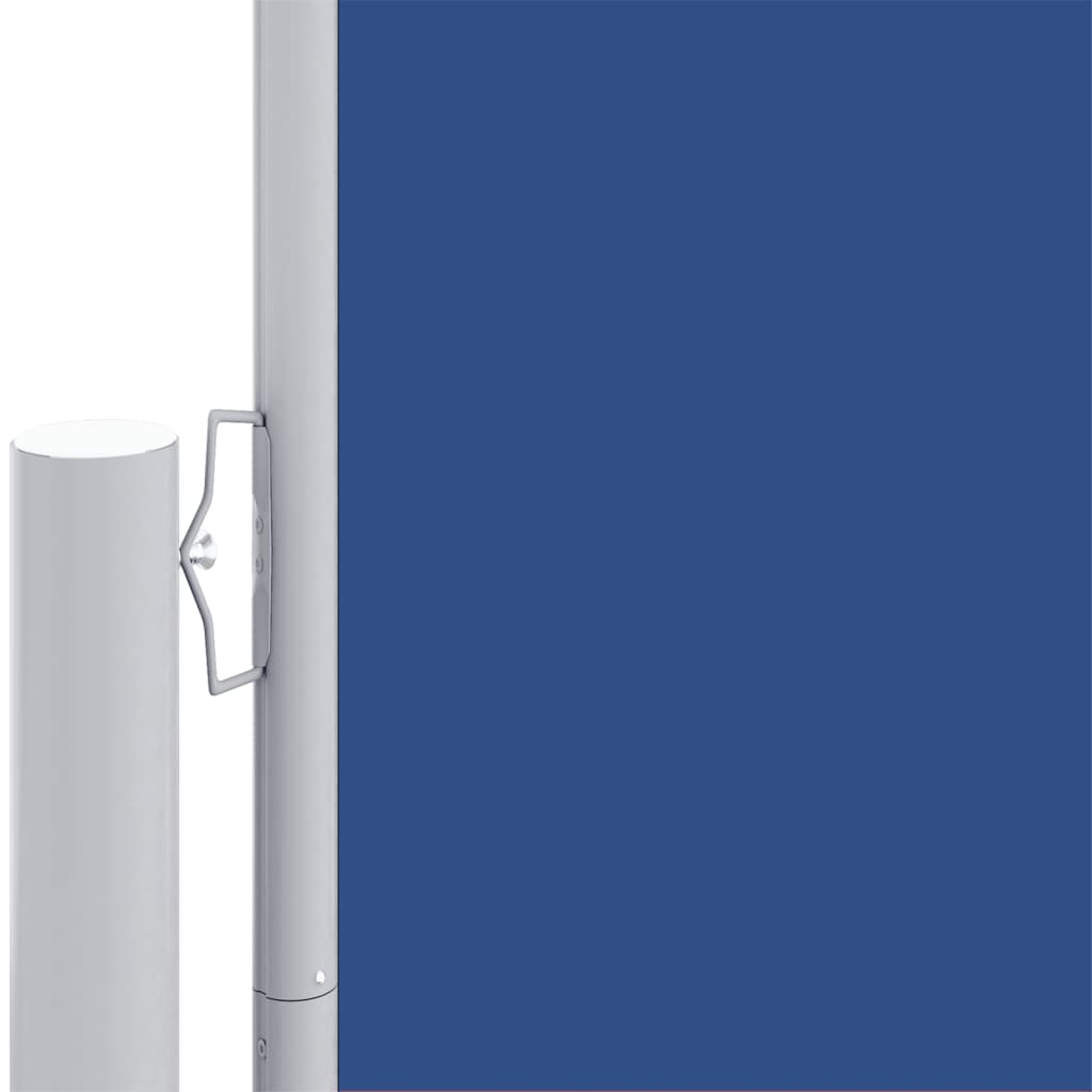 Retractable Side Awning Blue 220x600 cm