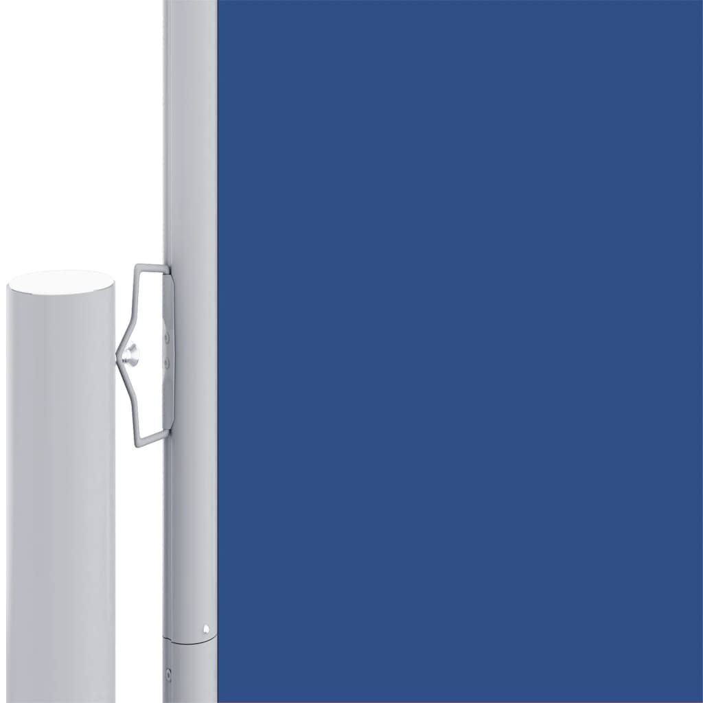 Retractable Side Awning Blue 140x1000 cm