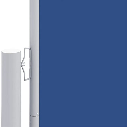 Retractable Side Awning Blue 140x1000 cm