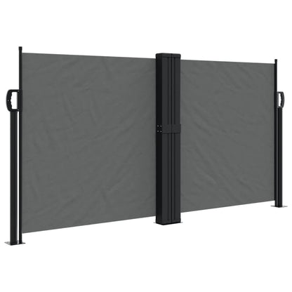 Retractable Side Awning Anthracite 117x1200 cm