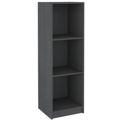 Book Cabinet/Room Divider Grey 36x33x110 cm Solid Pinewood