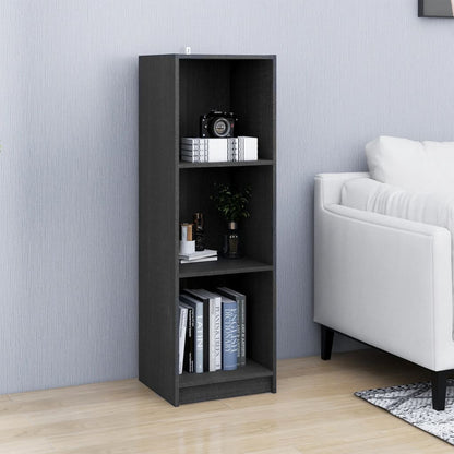 Book Cabinet/Room Divider Grey 36x33x110 cm Solid Pinewood