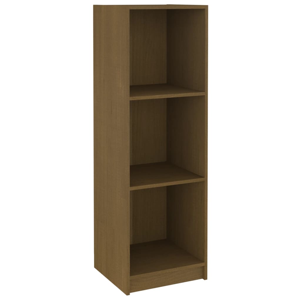 Book Cabinet/Room Divider Honey Brown Solid Pinewood