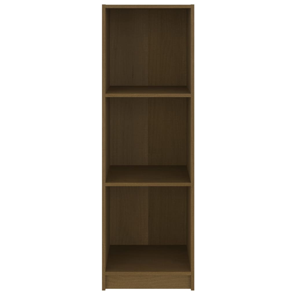 Book Cabinet/Room Divider Honey Brown Solid Pinewood