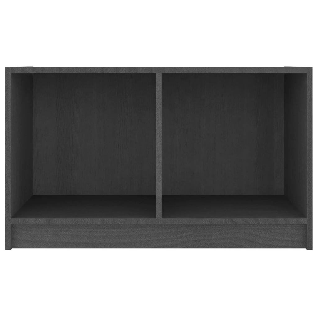 TV Cabinet Grey 70x33x42 cm Solid Pinewood