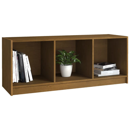 TV Cabinet Honey Brown 104x33x41 cm Solid Pinewood