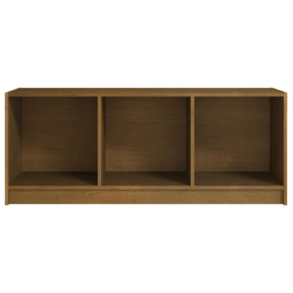 TV Cabinet Honey Brown 104x33x41 cm Solid Pinewood