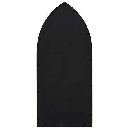 Mirror Black 100x45 cm Iron for Indoor Use