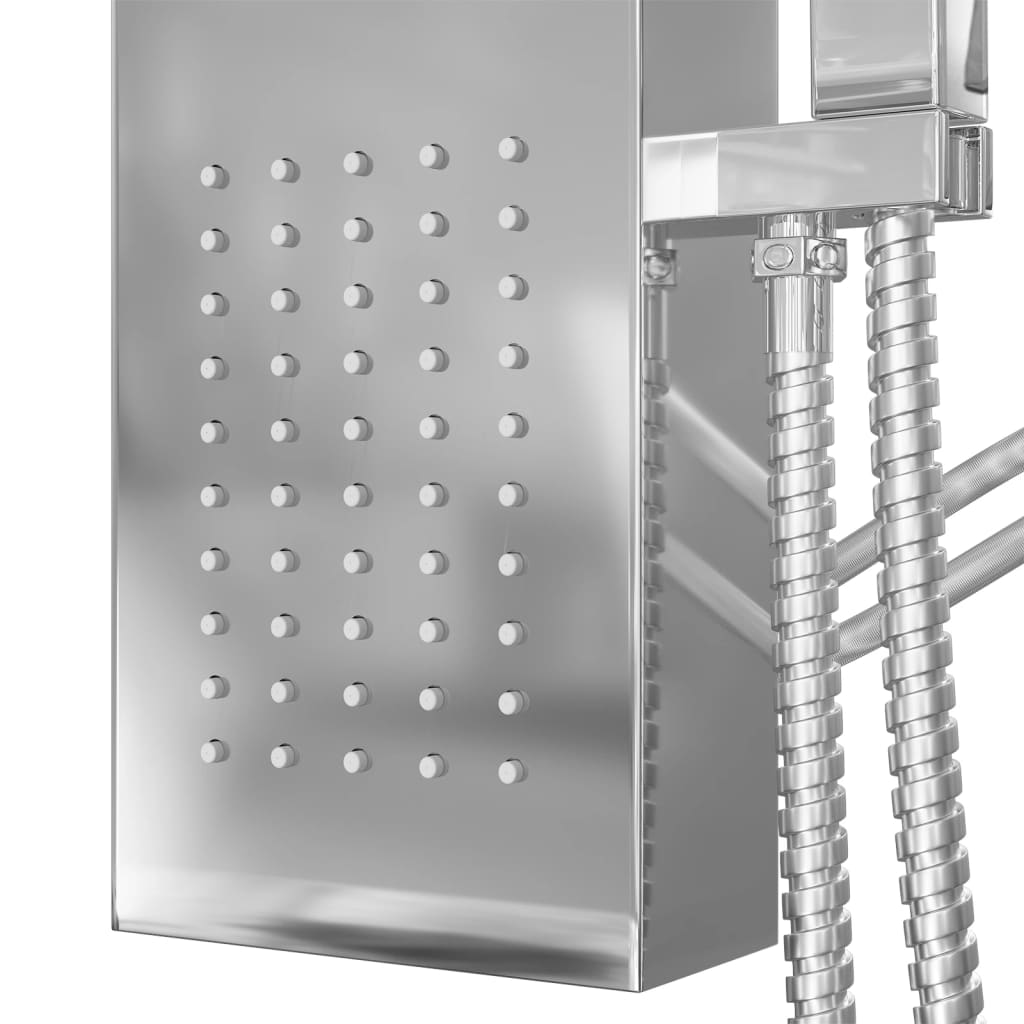 Shower Panel System Stainless Steel Square