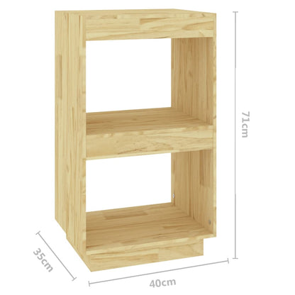 Book Cabinet 40x35x71 cm Solid Pinewood