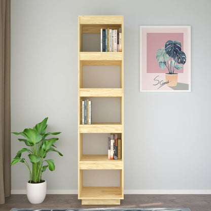 Book Cabinet/Room Divider 40x35x167 cm Solid Pinewood