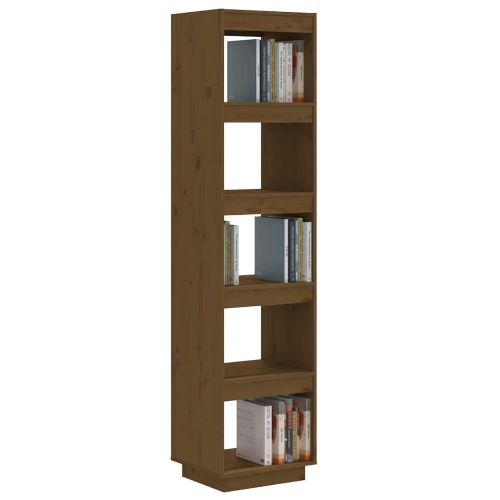 Book Cabinet/Room Divider Honey Brown 40x35x167 cm Solid Wood Pine