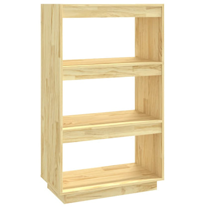 Book Cabinet/Room Divider 60x35x103 cm Solid Pinewood