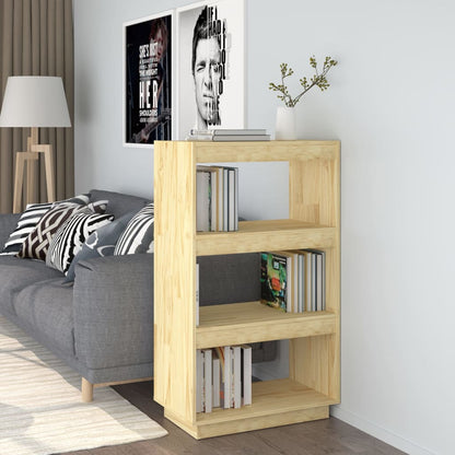 Book Cabinet/Room Divider 60x35x103 cm Solid Pinewood