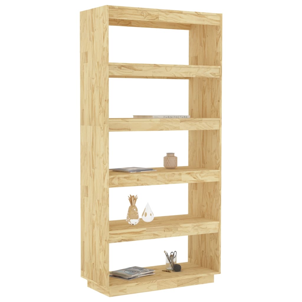 Book Cabinet/Room Divider 80x35x167 cm Solid Pinewood