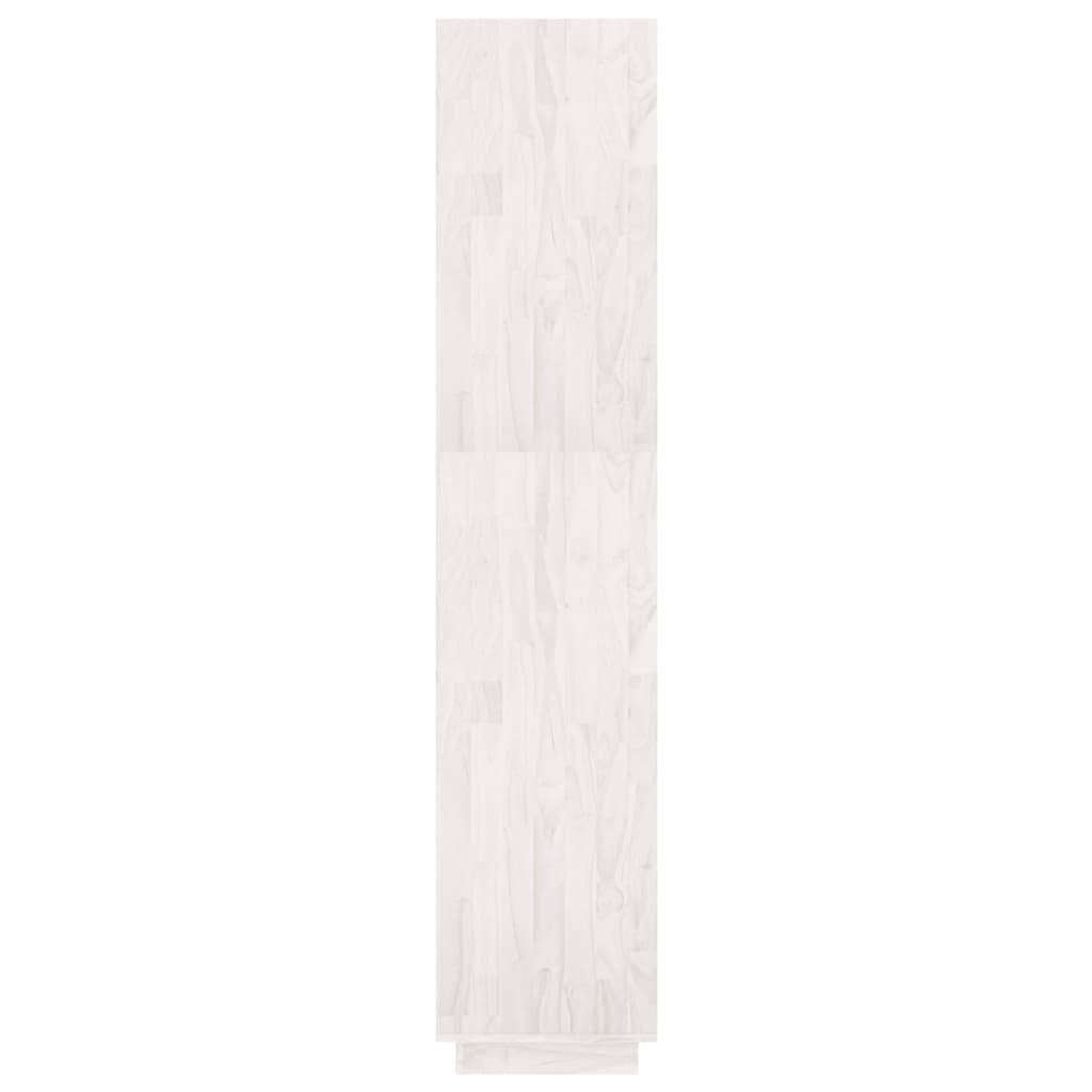 Book Cabinet/Room Divider White 80x35x167 cm Solid Pinewood