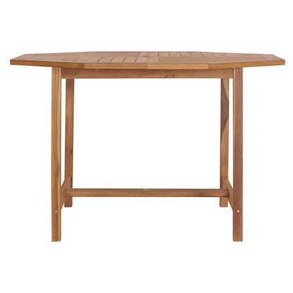 Garden Dining Table 110x110x75 cm Solid Wood Teak