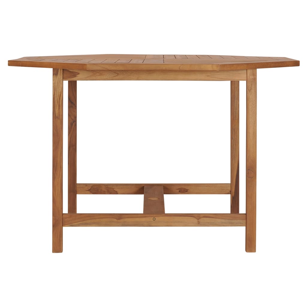 Garden Dining Table 110x110x75 cm Solid Wood Teak