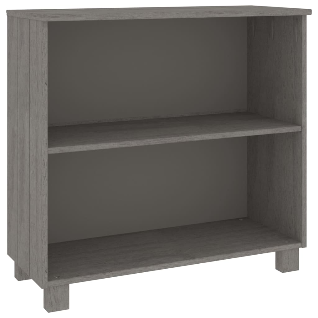 Sideboard HAMAR Light Grey 85x35x80 cm Solid Wood Pine