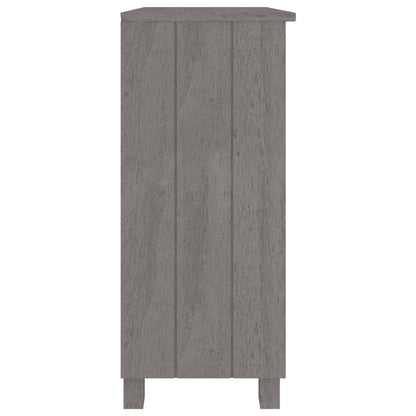 Sideboard HAMAR Light Grey 85x35x80 cm Solid Wood Pine