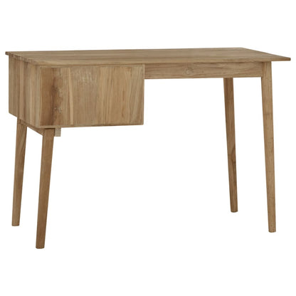 Desk with 2 Drawers 110x52x75 cm Solid Wood Teak