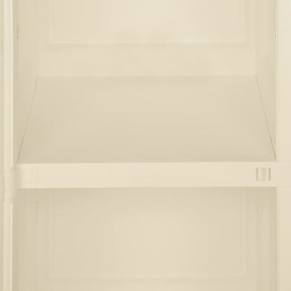 Plastic Cabinet 40x43x85.5 cm Wood Design Angora White